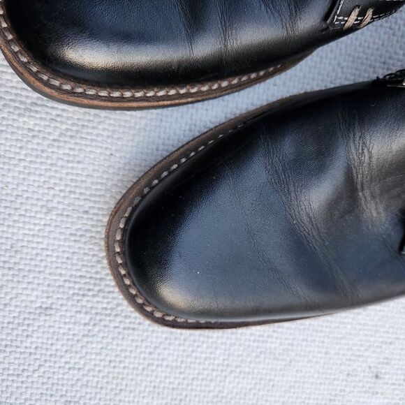 Original Penguin black leather men\'s dress shoes main image 8